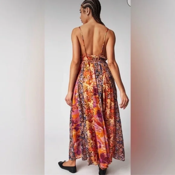 NWOT Free People Moondive Maxi Dress - Picture 2 of 4